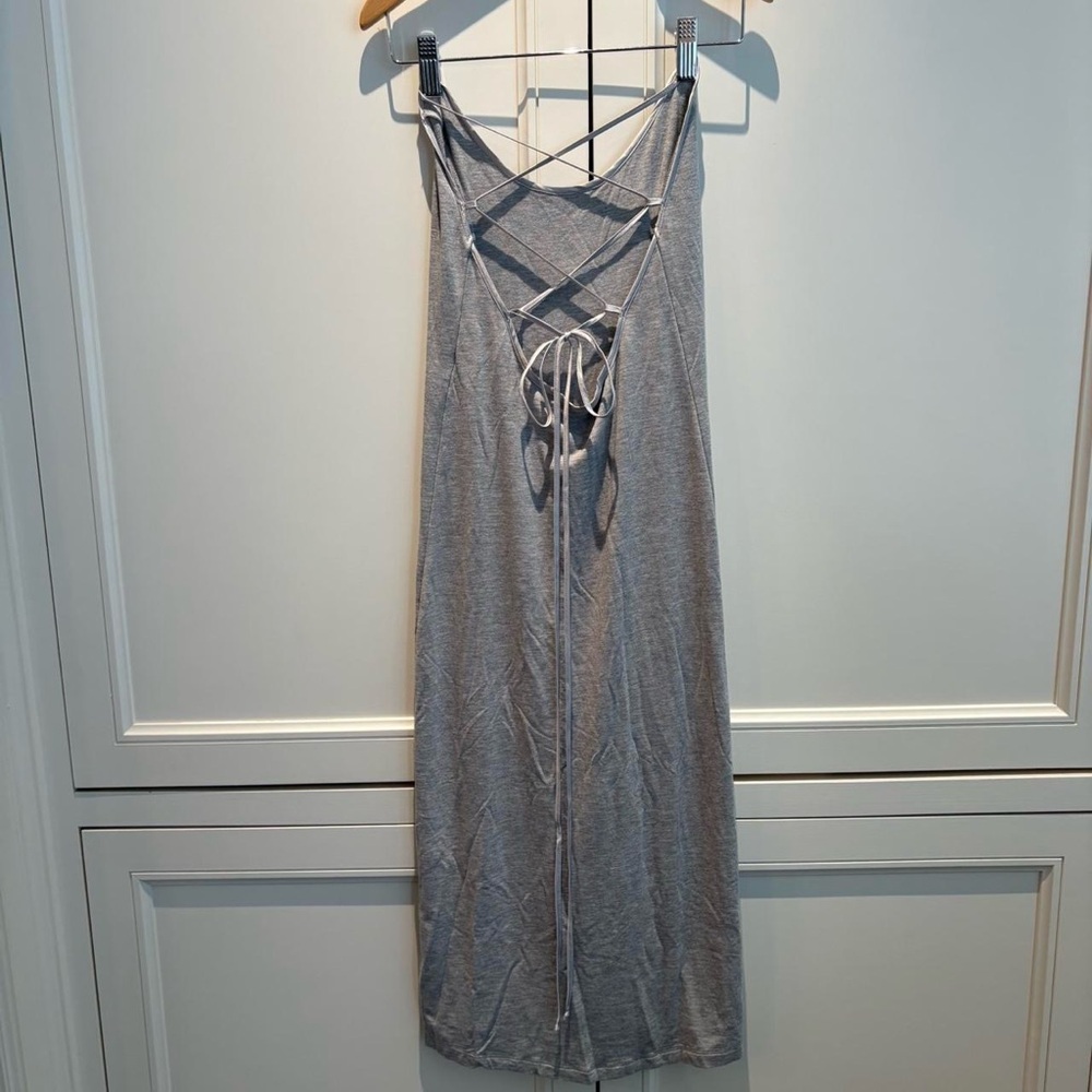 Grey Lace Dress